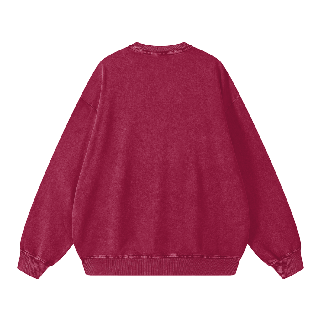 Jubilore "NAA" Snow Washed Oversized Sweatshirt