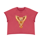 Jubilore Seraphim Unisex Vintage Wash Raw Edge Boxy T-Shirt