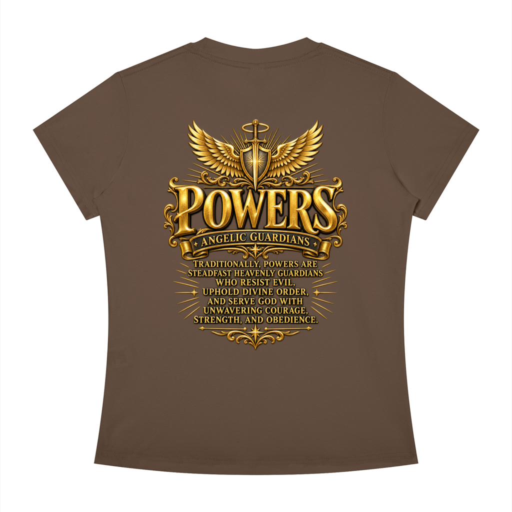 Jubiloré "Powers" Women's Slim Fit Crewneck T-Shirt
