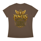Jubiloré "Powers" Women's Slim Fit Crewneck T-Shirt