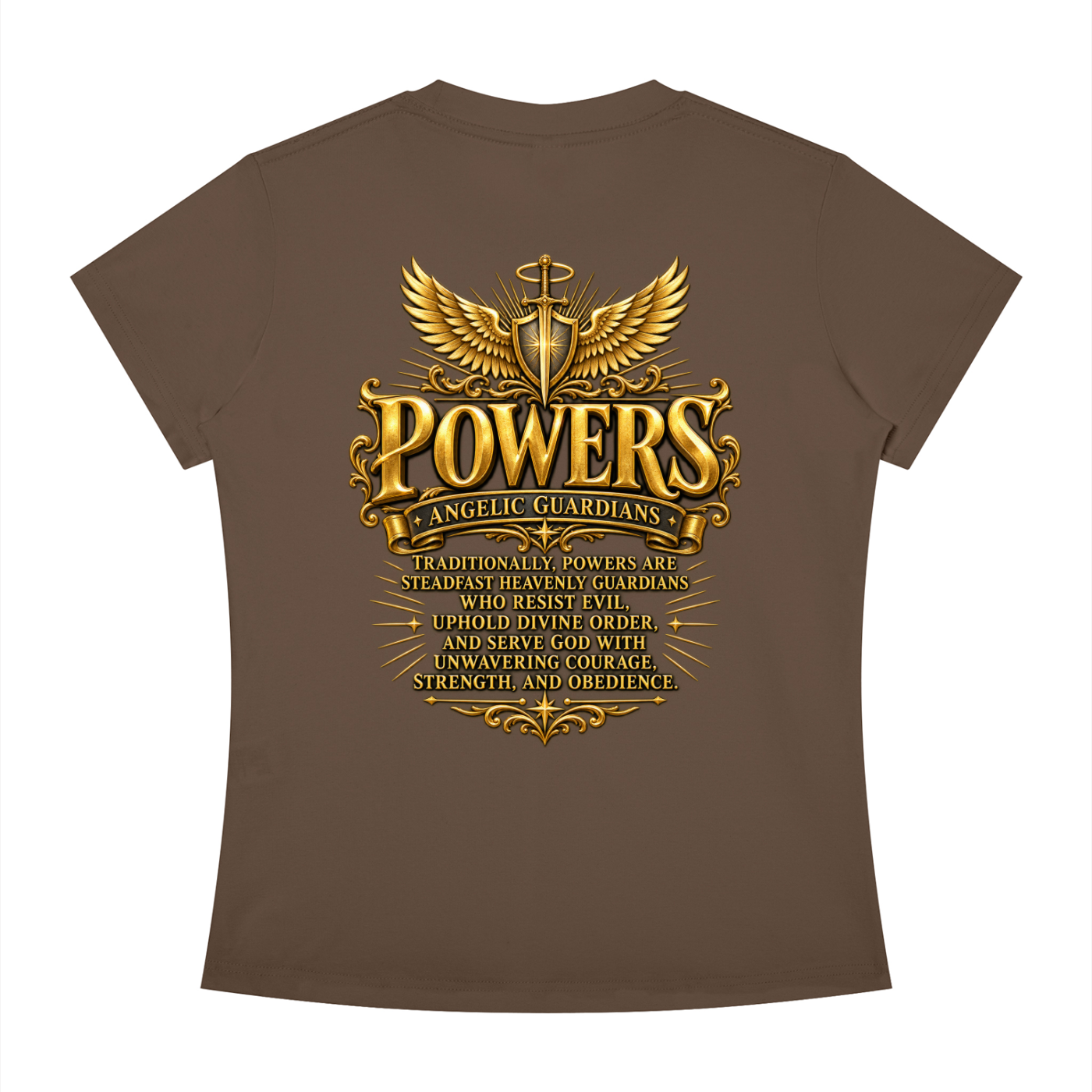 Jubiloré "Powers" Women's Slim Fit Crewneck T-Shirt