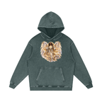 Jubilore "Virtues" Snow Washed Loose Cotton Hoodie