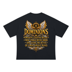 Jubilore "Dominions" Unisex Drop Shoulder Cotton T-Shirt