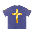 Jubilore "Jesus Is LORD" Snow Washed Oversized Cotton T-Shirt
