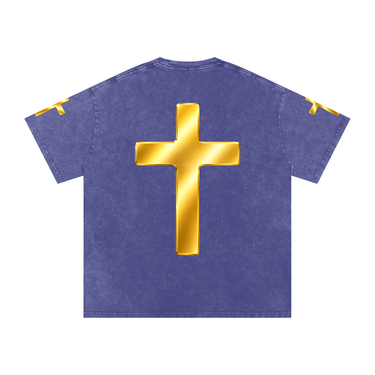 Jubilore "Jesus Is LORD" Snow Washed Oversized Cotton T-Shirt