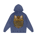 Jubilore "Dominions" Snow Washed Loose Cotton Hoodie