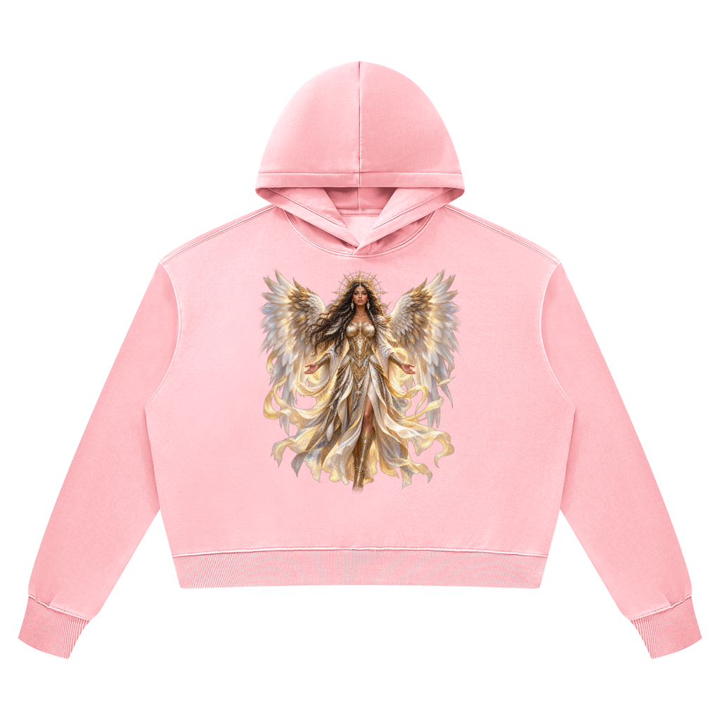 Jubiloré "Powers" Women’s Vintage Wash Heavyweight Hoodie