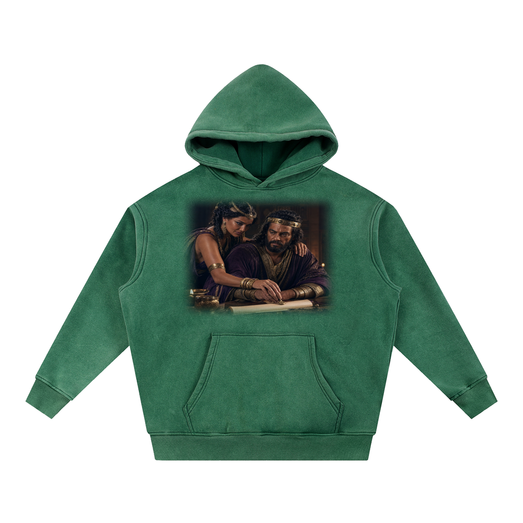Jubilore "Jezebel" Snow Wash Fleece Oversize Hoodie