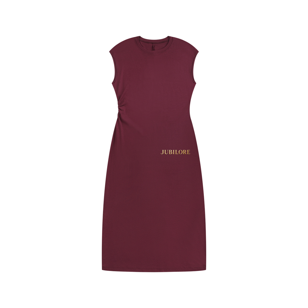 Jubiloré Women’s Ruched Sleeveless Dress