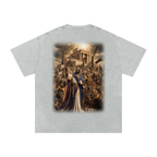 Jubilore “Solomon” Snow Washed Oversized Cotton T-Shirt
