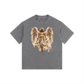 Jubilore "Powers" Vintage Washed Oversized Cotton T-Shirt