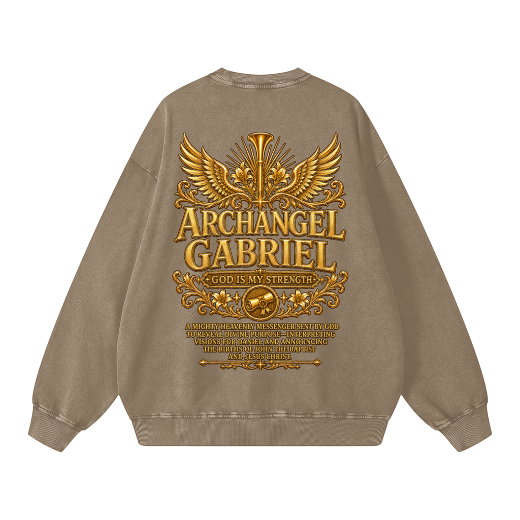 Jubilore "Gabriel" Snow Washed Oversized Sweatshirt