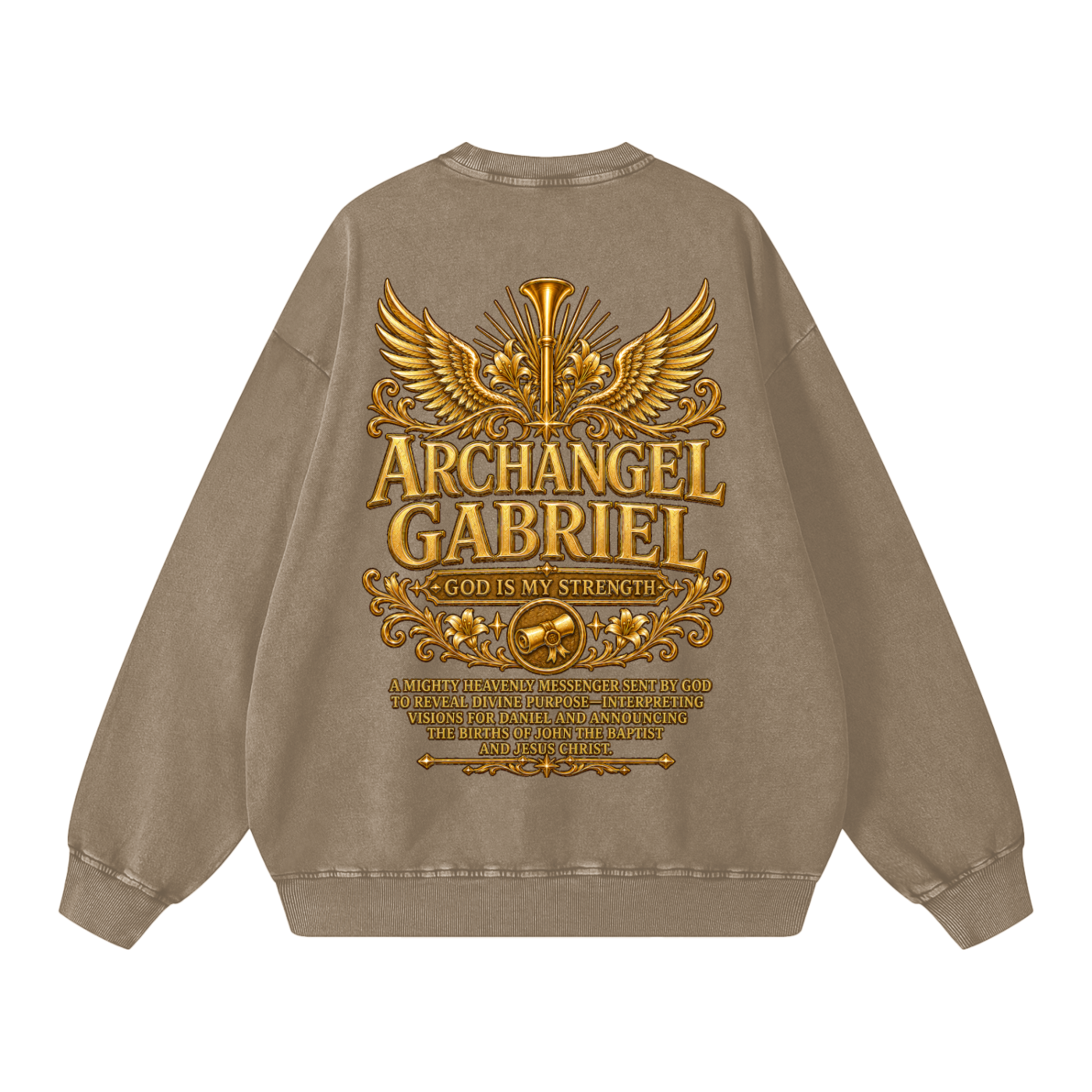 Jubilore "Gabriel" Snow Washed Oversized Sweatshirt