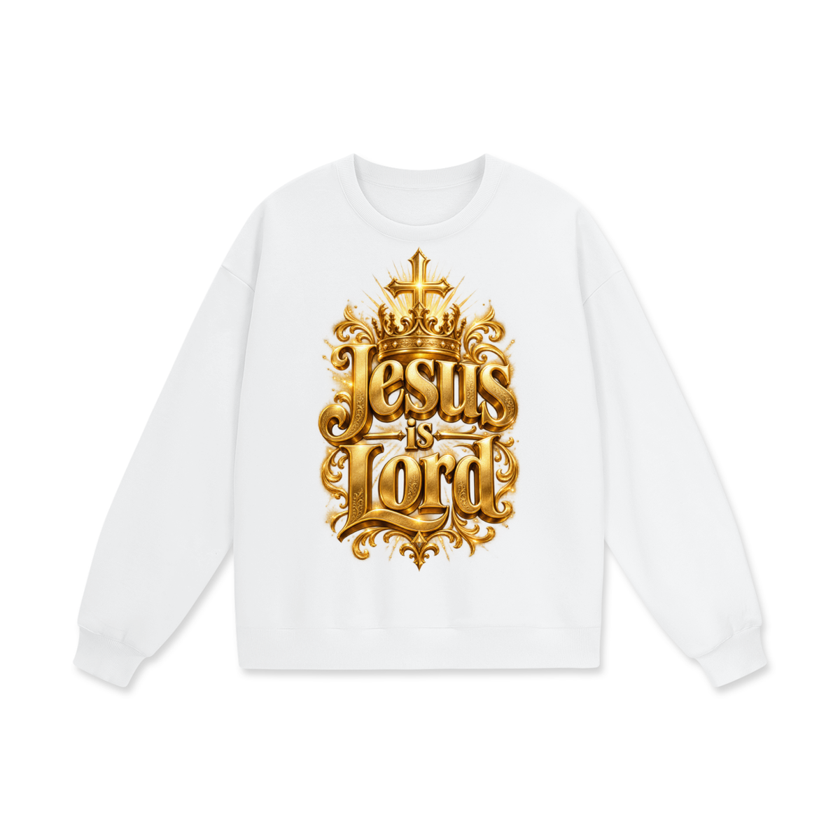 Jubilore "Jesus Is LORD" Heavyweight Drop Shoulder Sweatshirt
