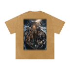 Jubilore "Noah" Snow Washed Oversized Cotton T-Shirt