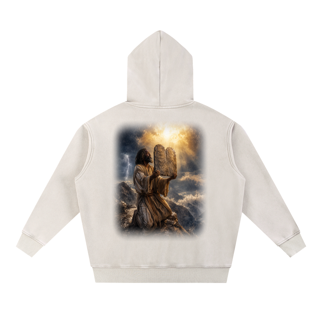 Jubilore "Moses" Snow Wash Fleece Oversize Hoodie