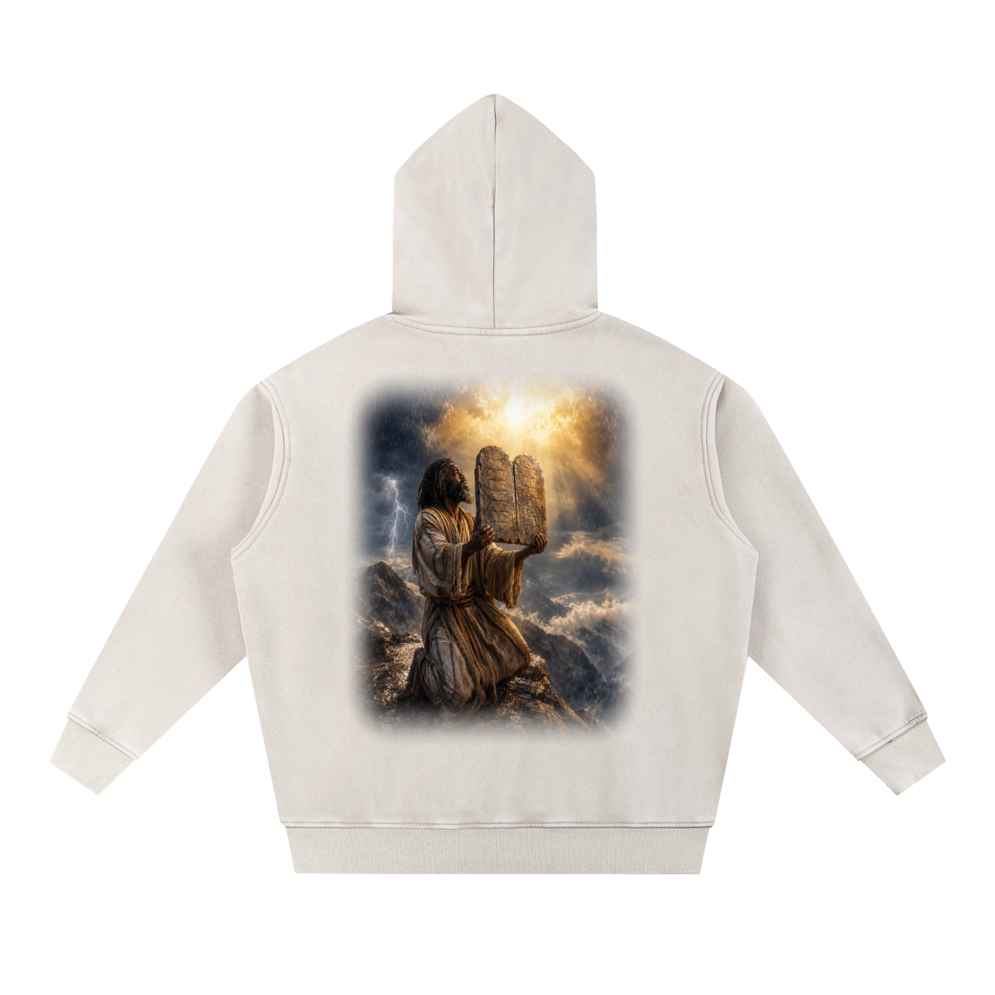 Jubilore "Moses" Snow Wash Fleece Oversize Hoodie