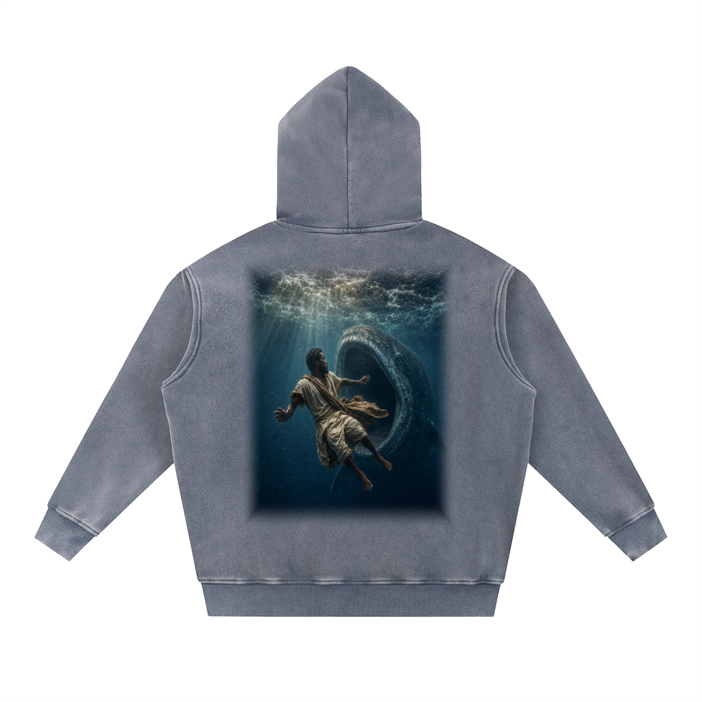 Jubilore "Jonah" Snow Wash Fleece Oversize Hoodie