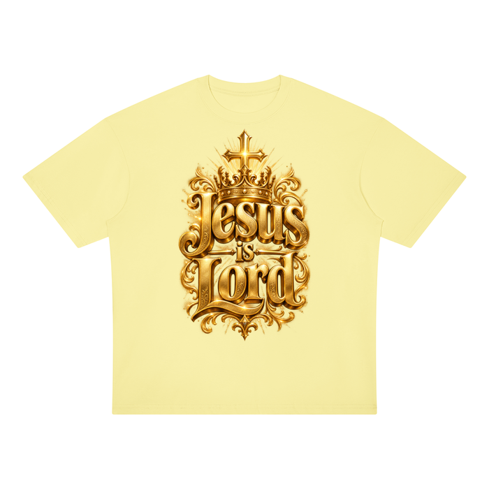 Jubilore "Jesus Is LORD" Unisex Oversized Drop Shoulder T-Shirt
