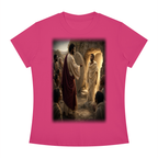 Jubiloré “Jesus Resurrects Lazarus” Women's Slim Fit Crewneck T-Shirt