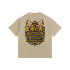 Jubilore "Dominions" Vintage Washed Oversized Cotton T-Shirt