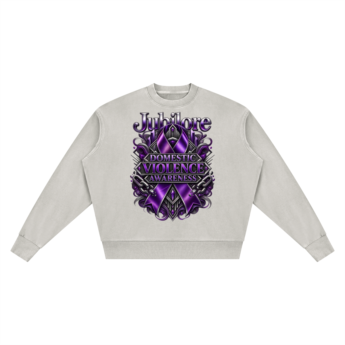 Jubilore "DVA"  Vintage Wash Crewneck Sweatshirt