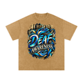Jubilore "DA" Snow Washed Oversized Cotton T-Shirt