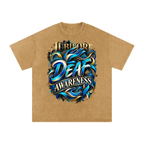 Jubilore "DA" Snow Washed Oversized Cotton T-Shirt