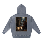 Jubilore "David" Snow Wash Fleece Oversize Hoodie