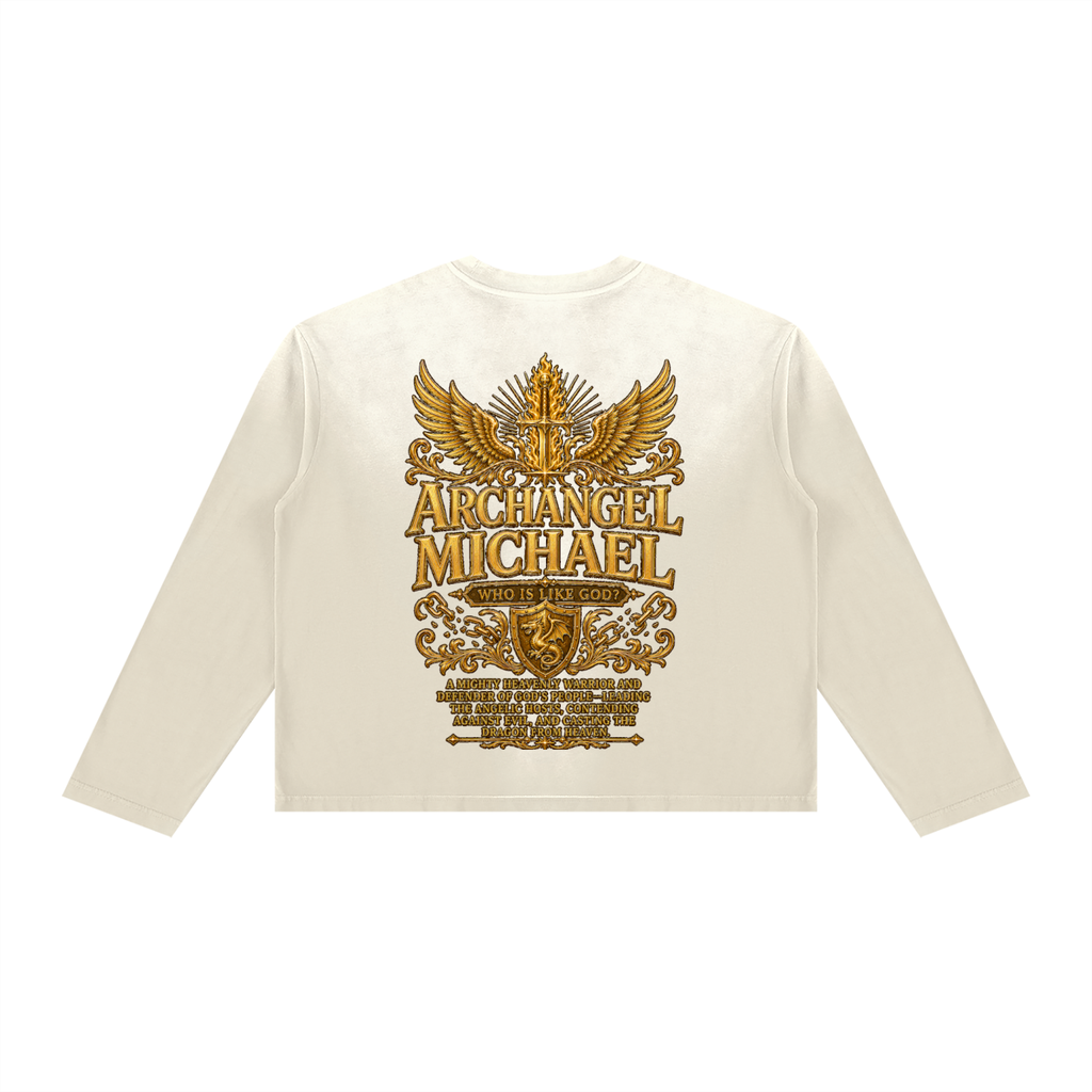 Jubilore "Michael" Unisex Sunfade Boxy Long Sleeve T-Shirt