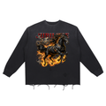 Jubilore Darkhorse Snow Wash Raw Edge Cotton T-Shirt