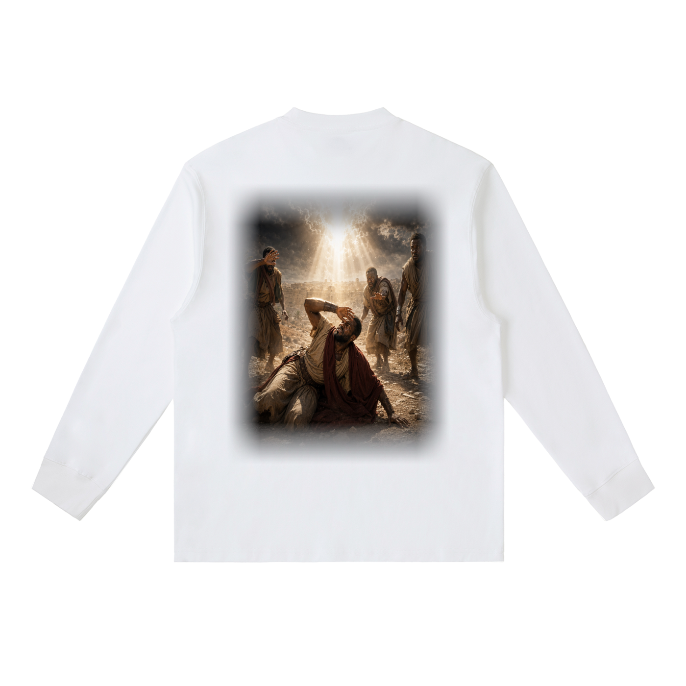 Jubilore "Paul" Essential Crewneck Long-Sleeve T-Shirt