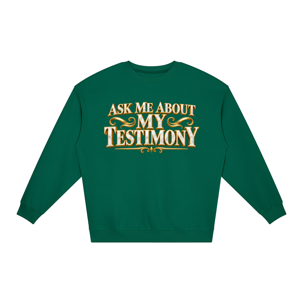 Jubilore "AMMT" Unisex Loose Crewneck Sweatshirt