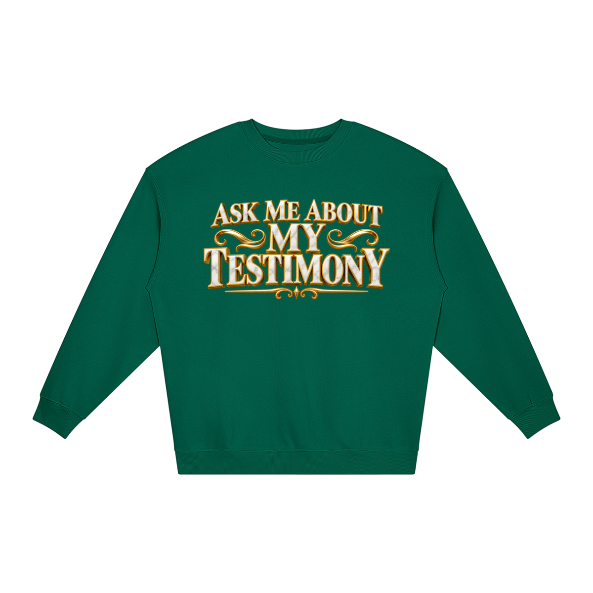 Jubilore "AMMT" Unisex Loose Crewneck Sweatshirt