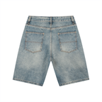 Jubilore Men's Vintage Wash Denim Shorts