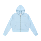 Jubiloré Women's Sparkles Fleece Full Zip Hoodie