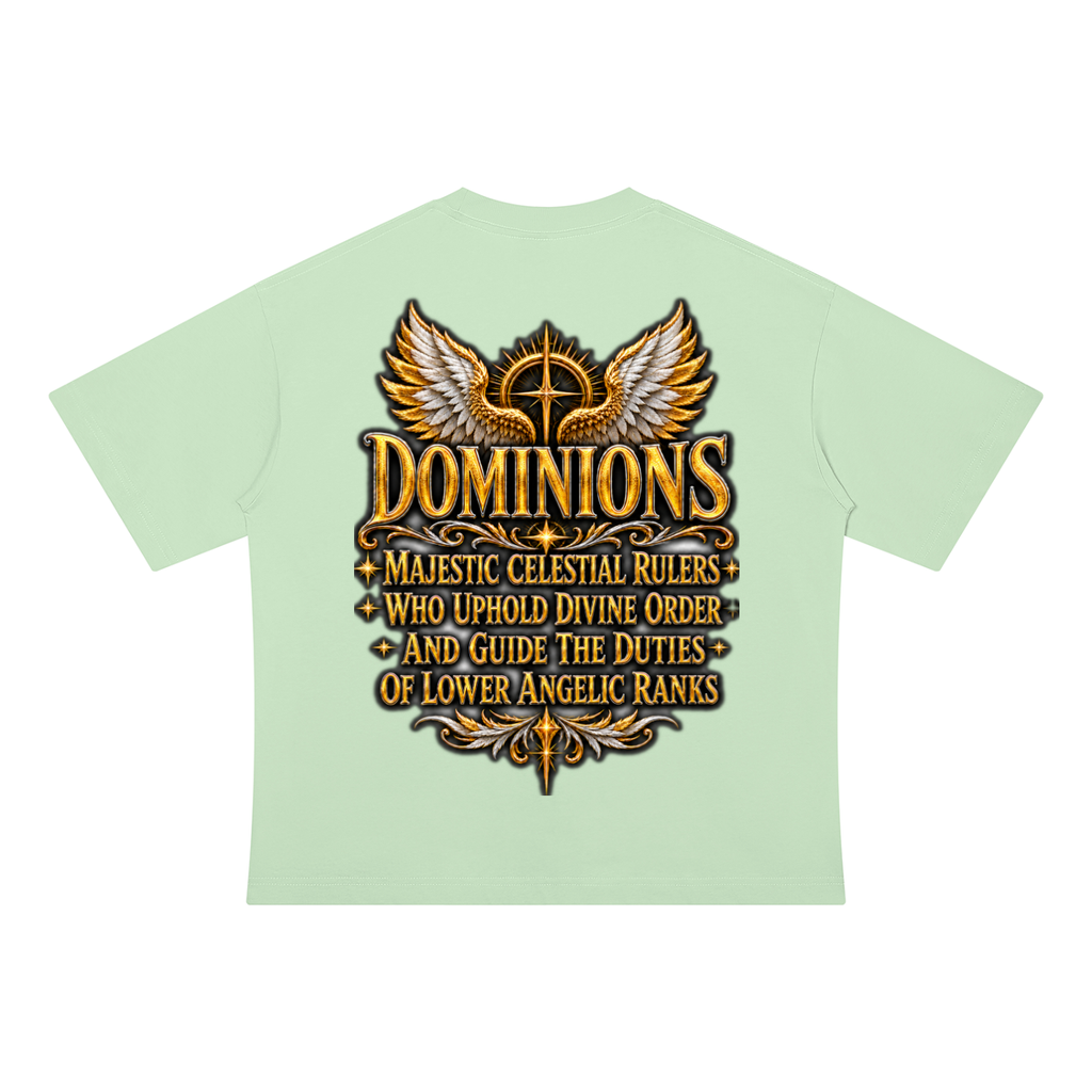 Jubilore "Dominions" Unisex Drop Shoulder Cotton T-Shirt