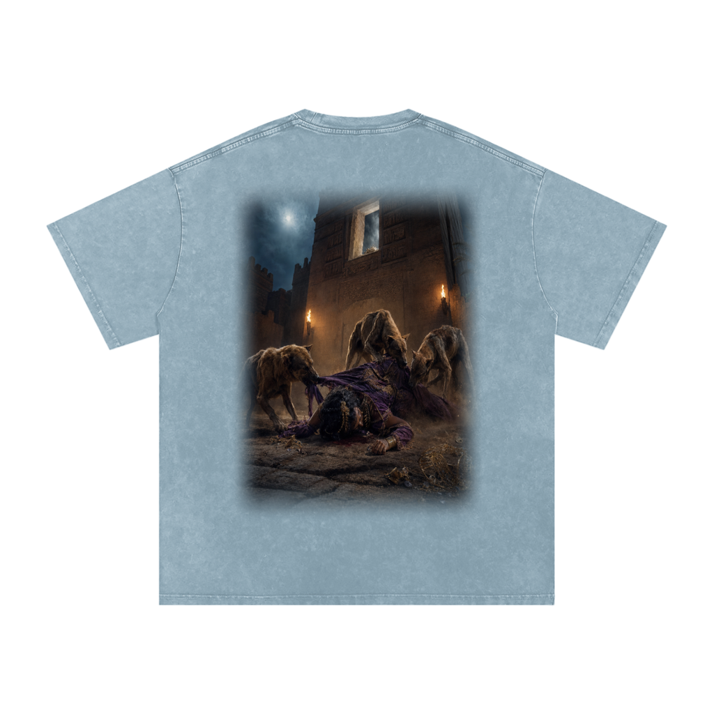 Jubilore “Jezebel” Snow Washed Oversized Cotton T-Shirt