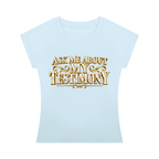 Jubiloré "AMMT" Women’s Slim Raglan T-Shirt