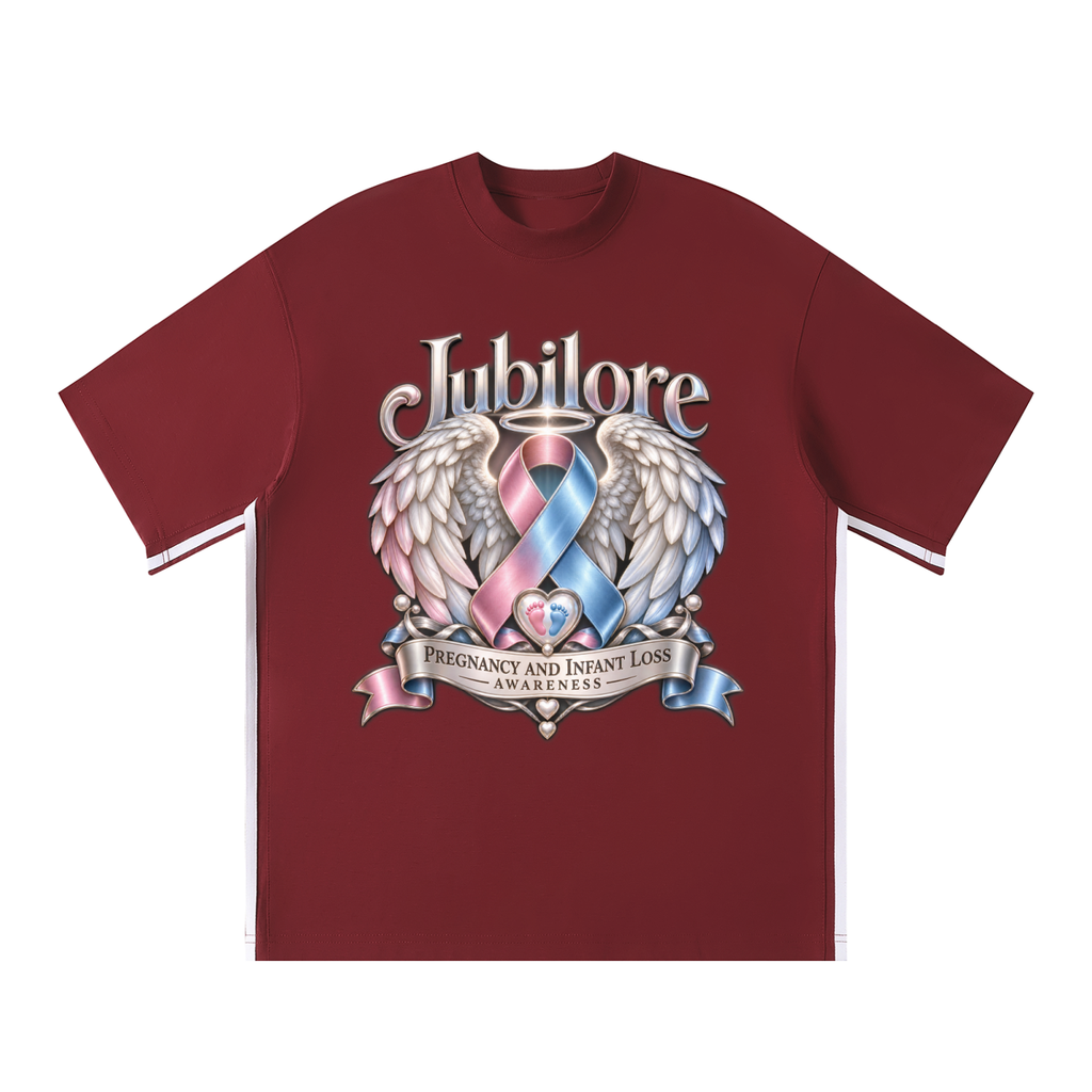 Jubilore "PILA" Unisex Colorblock Crewneck T-Shirt
