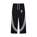 Jubilore Curved Stripe Straight Sweatpants