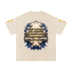 Jubilore "Christ Saves" Snow Washed Oversized Cotton T-Shirt