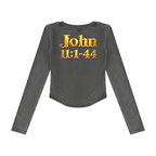 Jubiloré "Jesus Resurrects Lazarus" Women’s Vintage Wash Crop T-Shirt