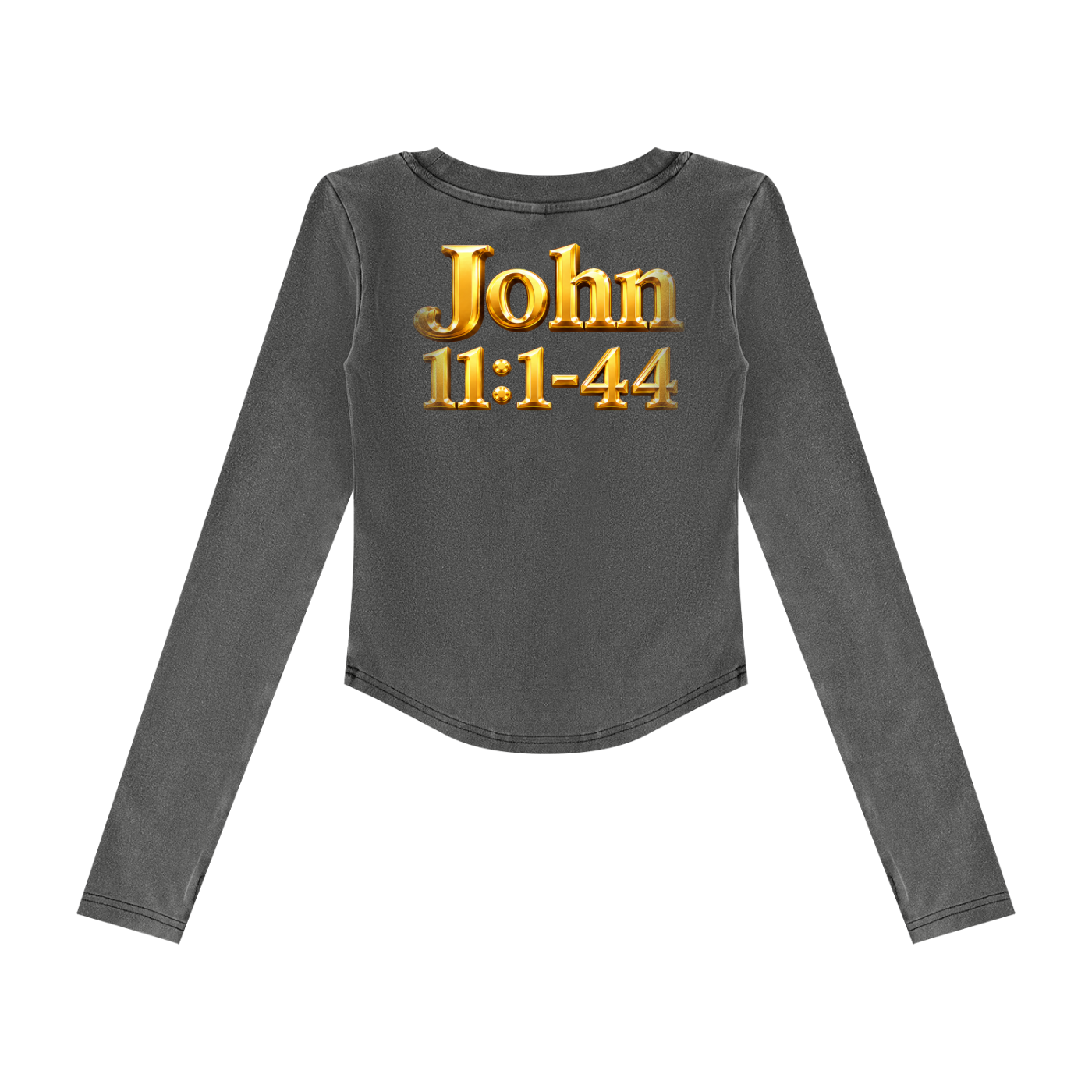 Jubiloré "Jesus Resurrects Lazarus" Women’s Vintage Wash Crop T-Shirt