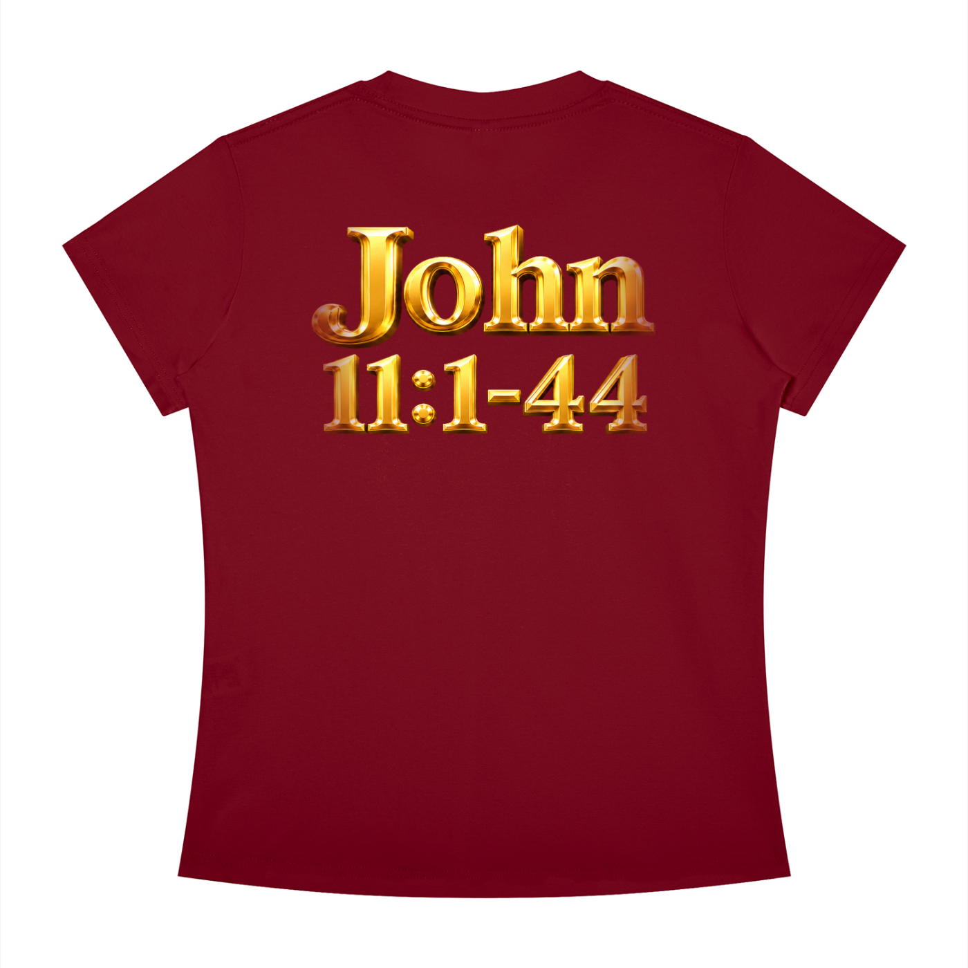 Jubiloré “Jesus Resurrects Lazarus” Women's Slim Fit Crewneck T-Shirt
