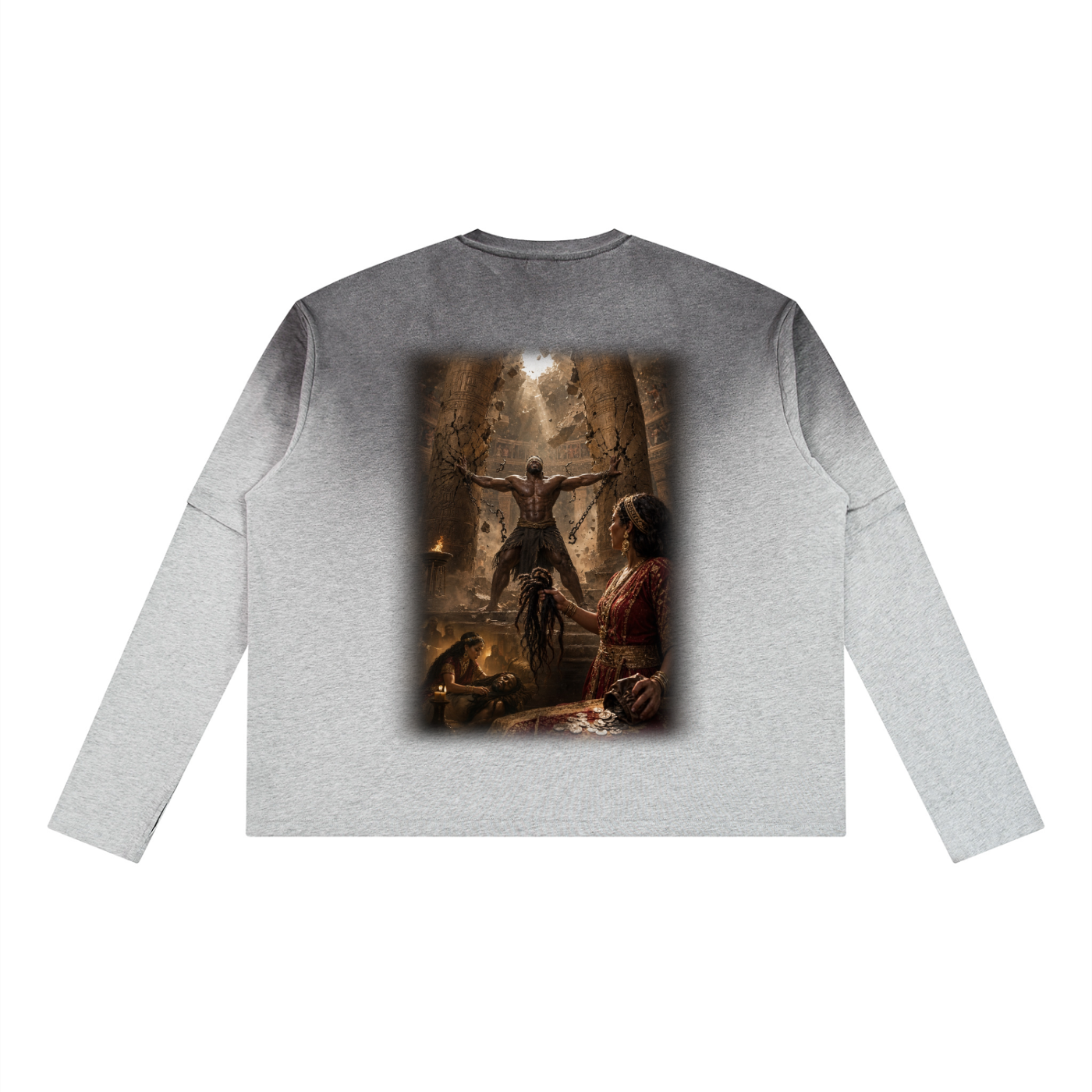 Jubilore “Samson” Unisex Vintage Wash Layered T-Shirt