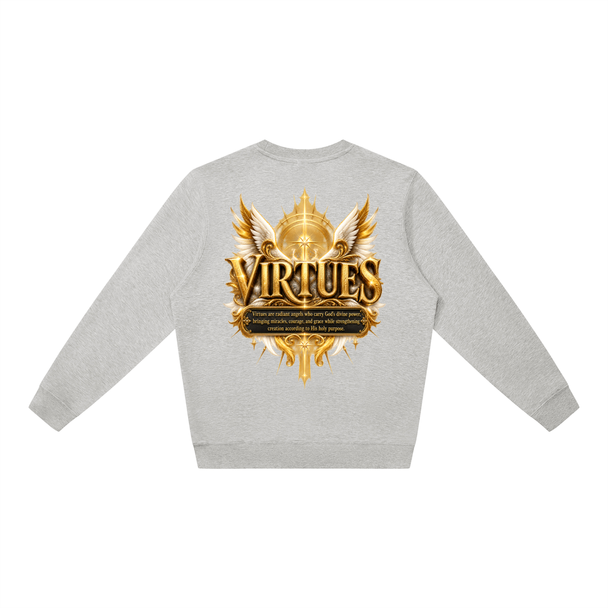 Jubilore "Virtues" Unisex Oversized Crewneck Sweatshirt