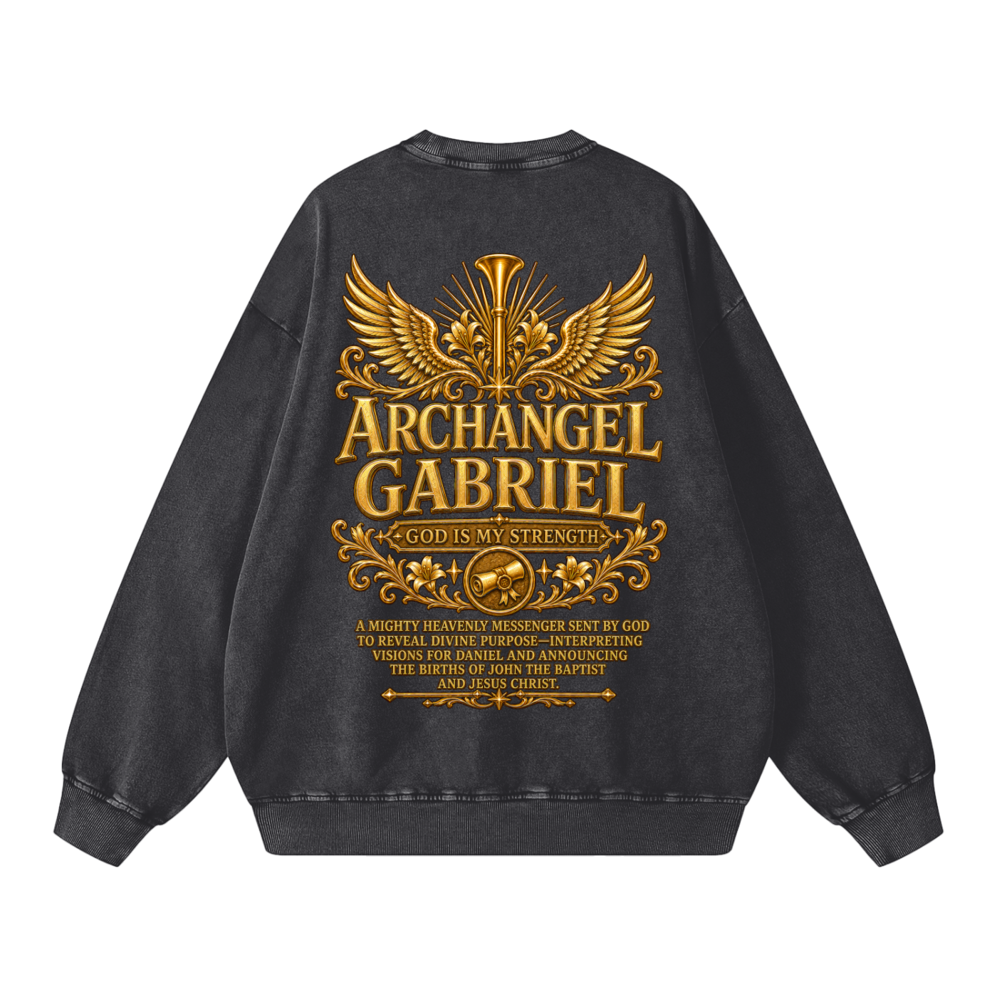Jubilore "Gabriel" Snow Washed Oversized Sweatshirt