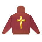 Jubilore "Jesus Is LORD" Vintage Washed Gradient Fleece Hoodie