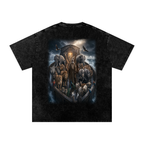 Jubilore "Noah" Snow Washed Oversized Cotton T-Shirt